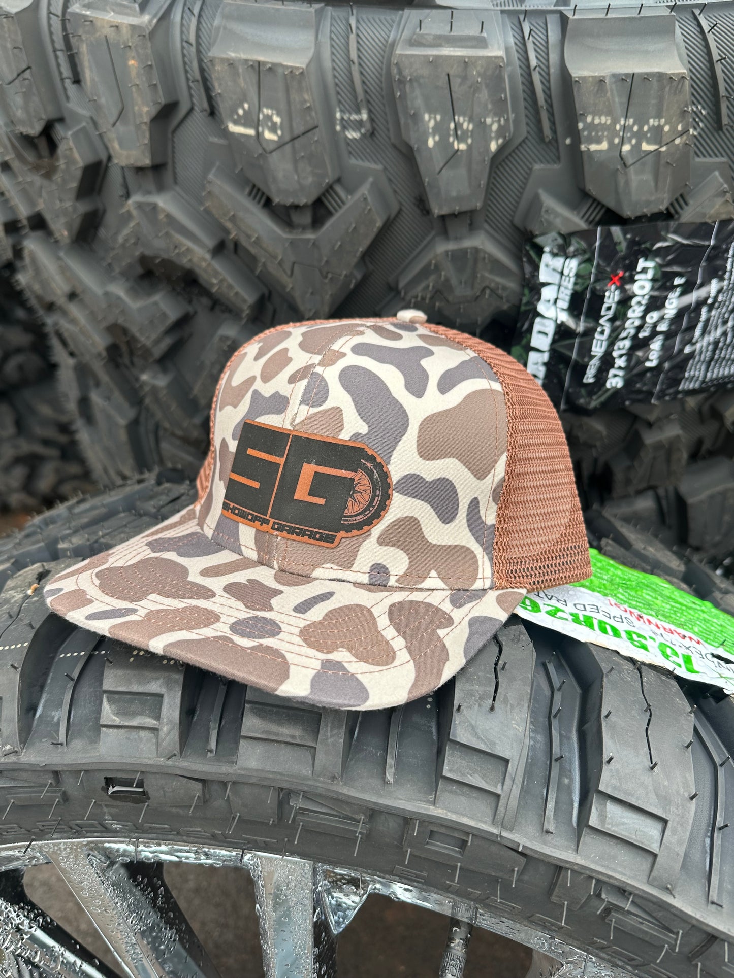 OG Slough & Chocolate Leather Patch Hat