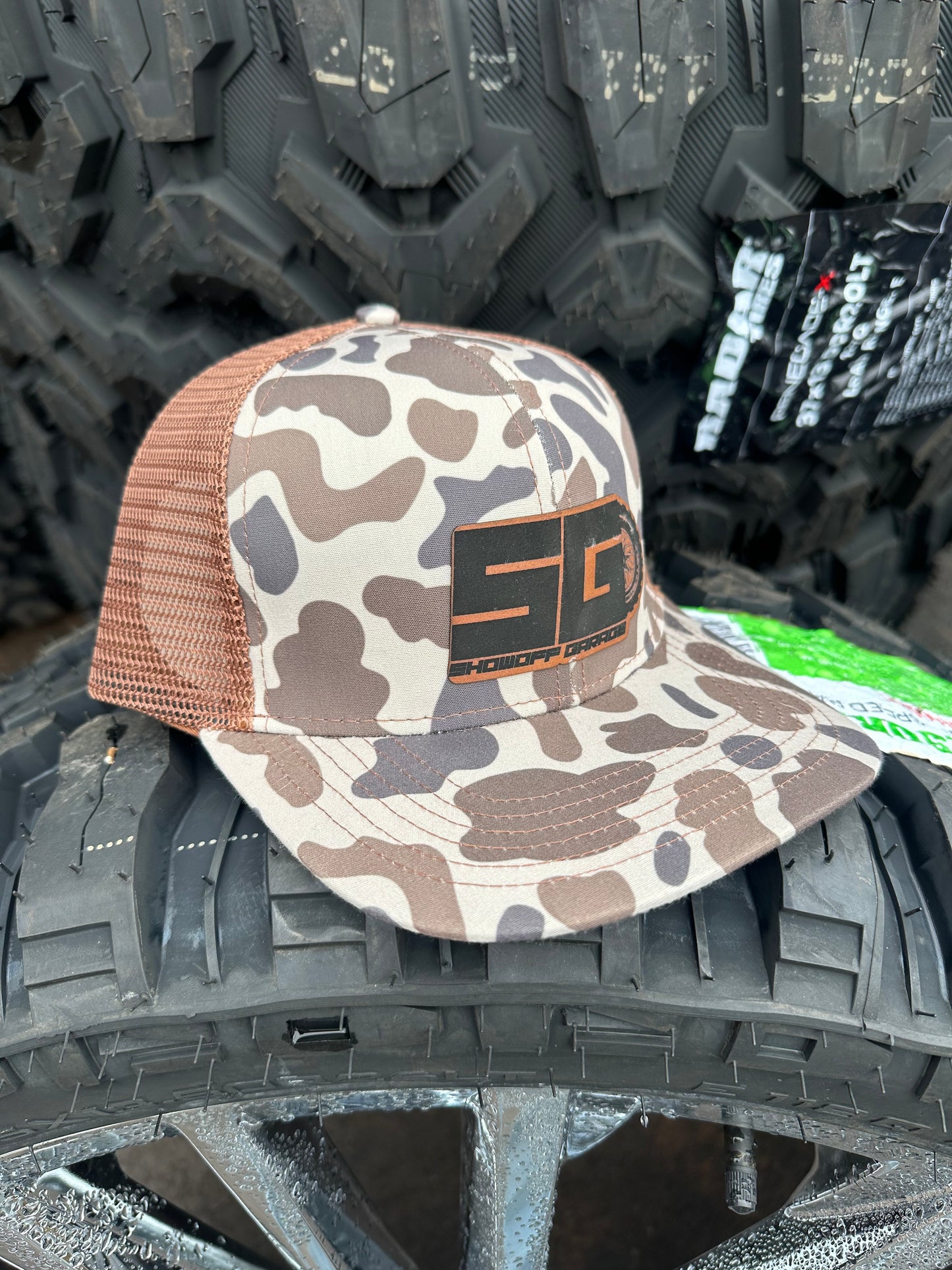 OG Slough & Chocolate Leather Patch Hat