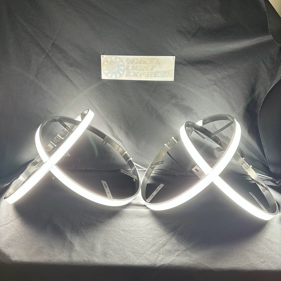 Double Row White High Density Wheel Lights