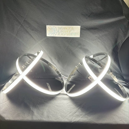 Double Row White High Density Wheel Lights