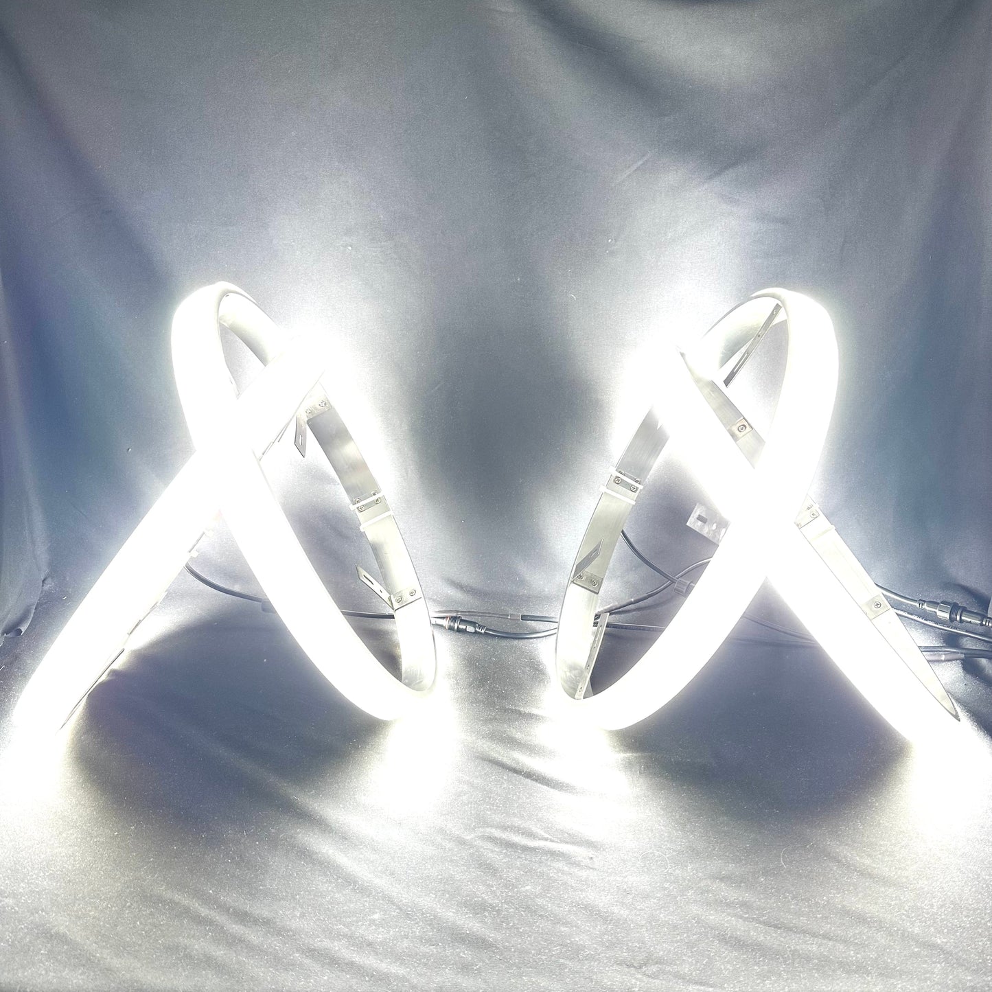 Quad Row White High Density Wheel Lights